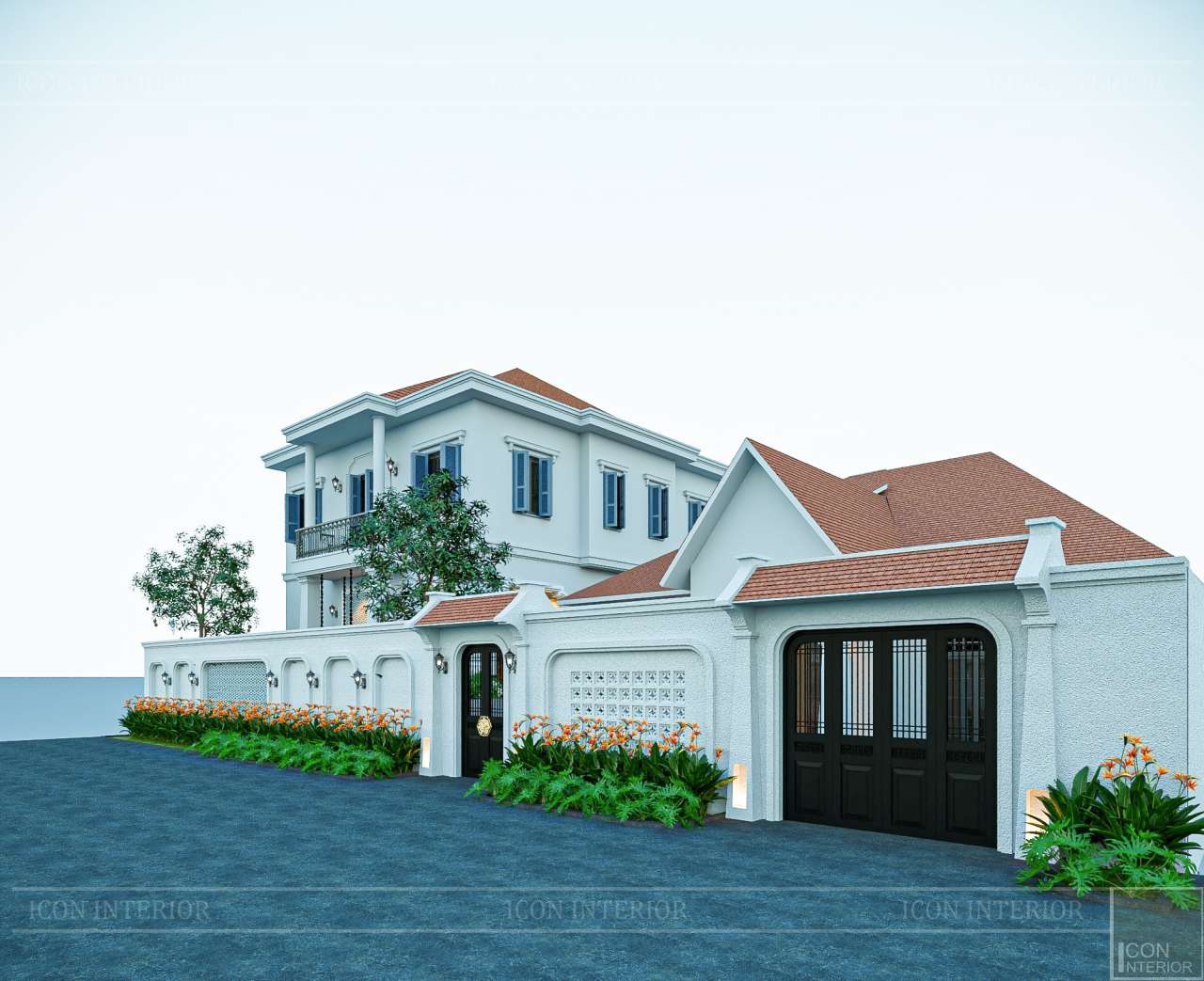 Mẫu thiết kế kiến trúc villa Thảo Điền